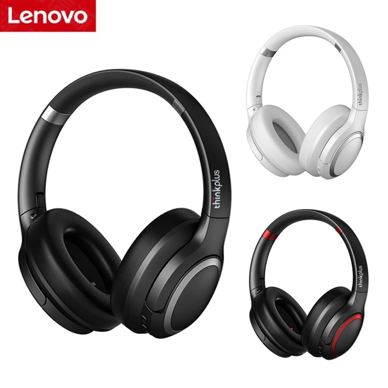 Original Lenovo TH40 BT Game Headset Stereo Wireless Sports Headphones Waterproof Earphones ANC Noise Music Headset