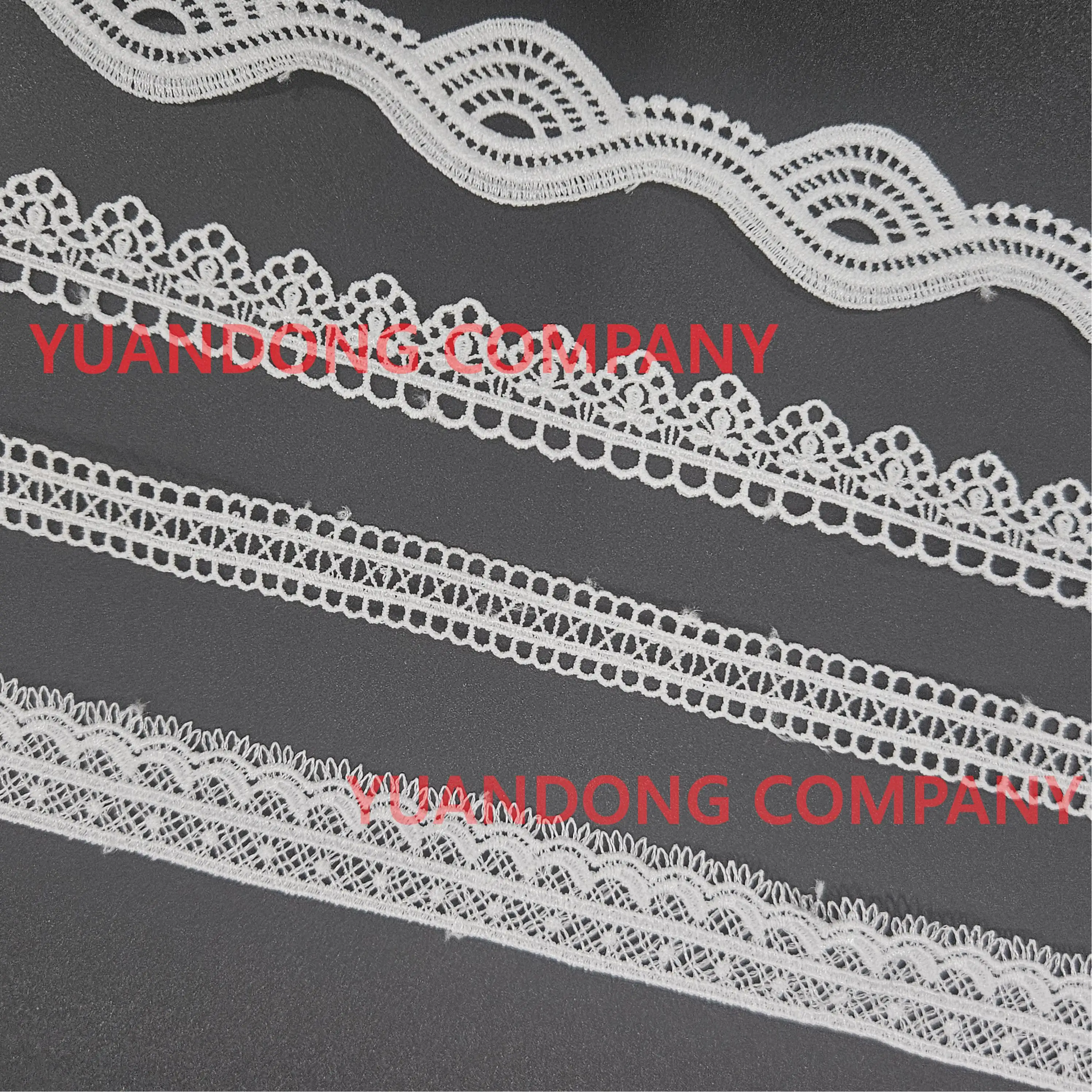 Wholesale High Quality Crocheted Lace Water Soluble flower lace fabric for wedding