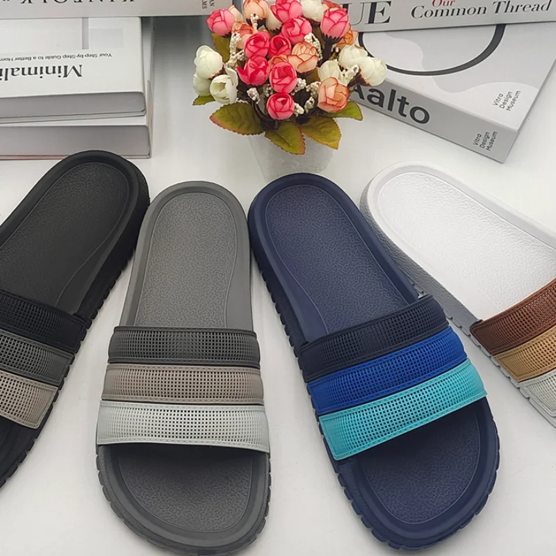 Comfy Slides Shower Bathroom Pool Slippers Summer Sports Home Slippers Men Claquette Homme Mens Slides Slippers For Men