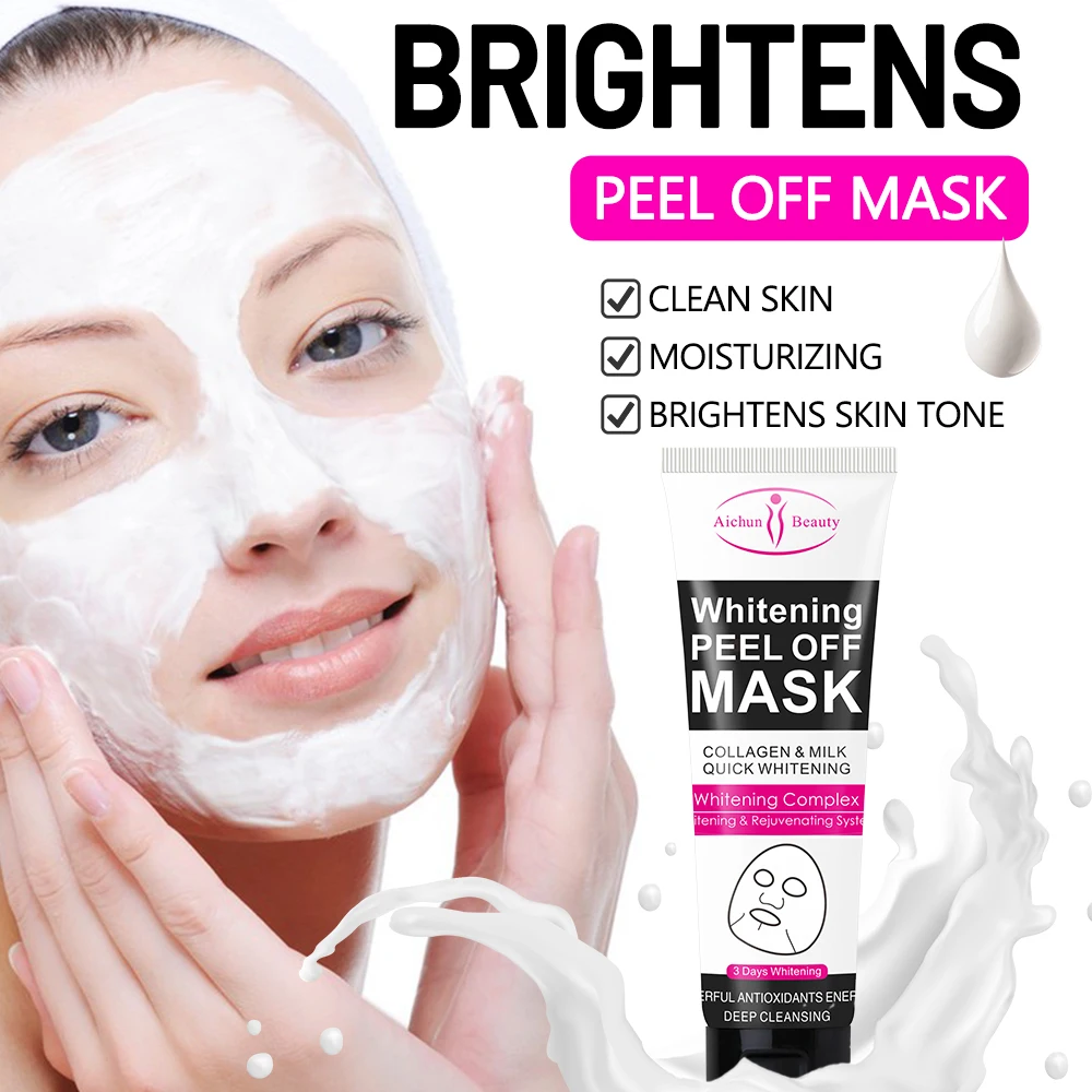 Aichun Beauty Whitening Peel-off Mask Organic Cleansing  Moisturizing Facial mask For Skin Care