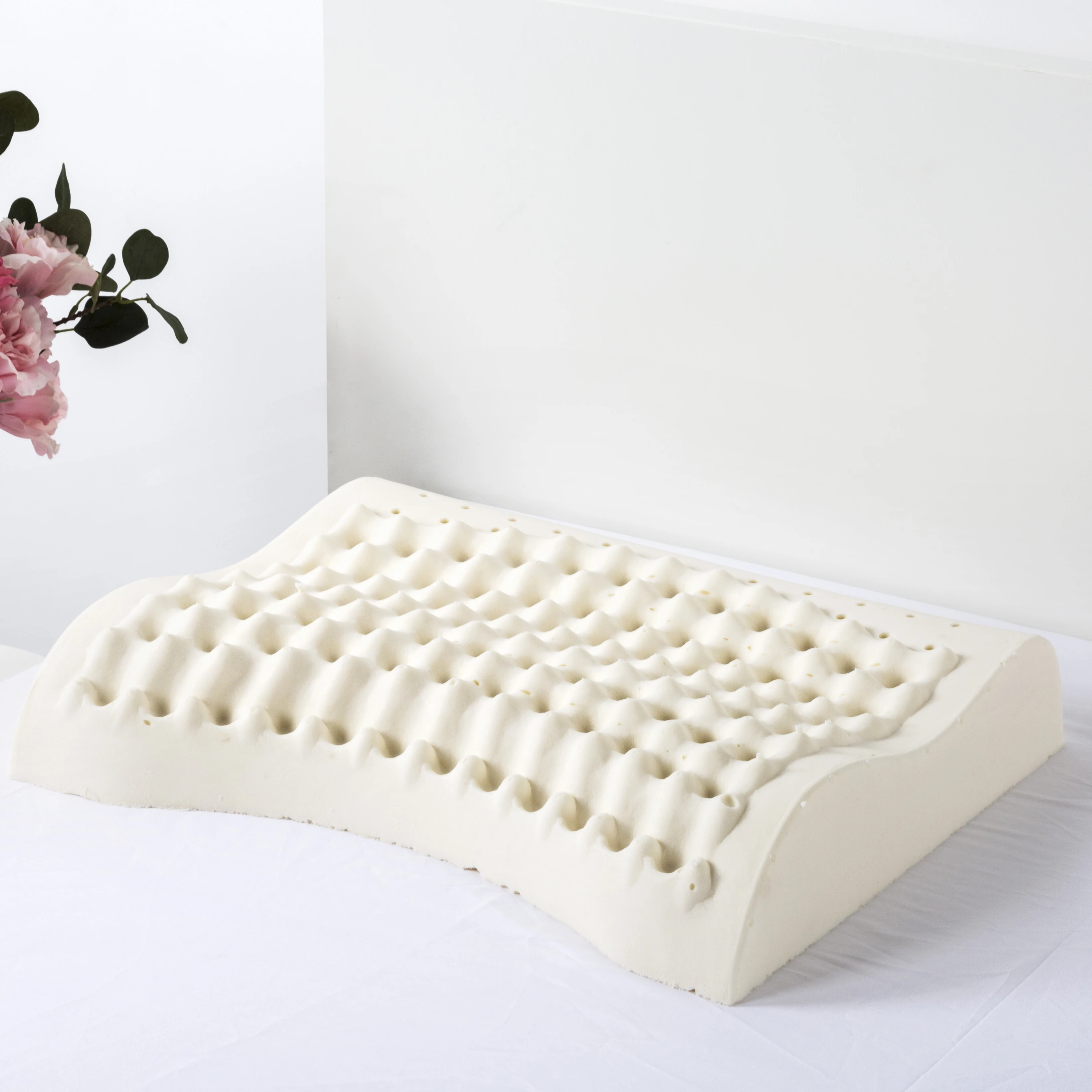Good Quality Magic Sound Asleep Latex Foam Contour Rubber Pillow