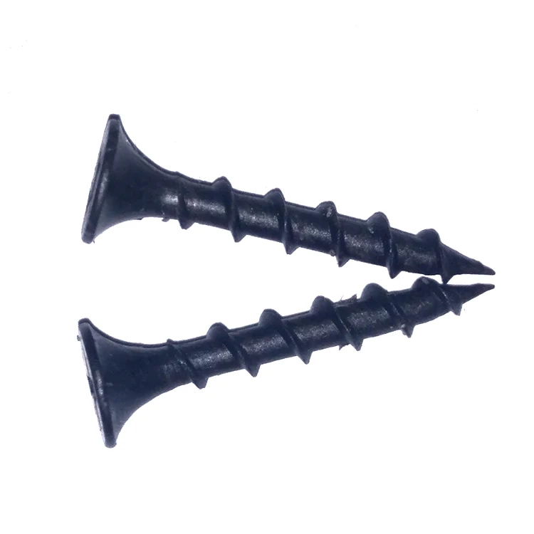 china manufacturers coarse thread drywall screw tornillios black