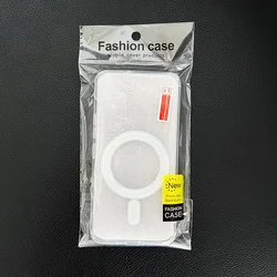 Anti Yellow Clear Case For Samsung Galaxy S22 S23 ultra Phone Case TPU+PC Magnetic Shockproof Transparent Clear  Phone Case