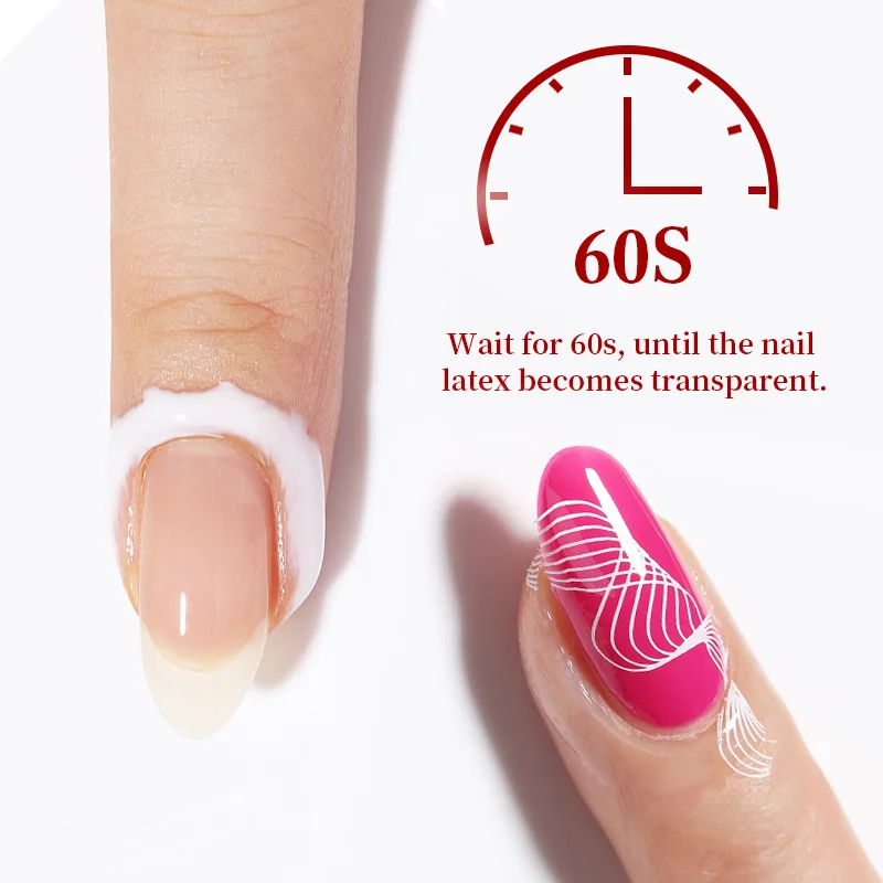 Nail Enhancement Anti Overflow Adhesive Peel Off Skin Care Nail Latex Uv Gel Nail Polish Finger Edge Protective Adhesive