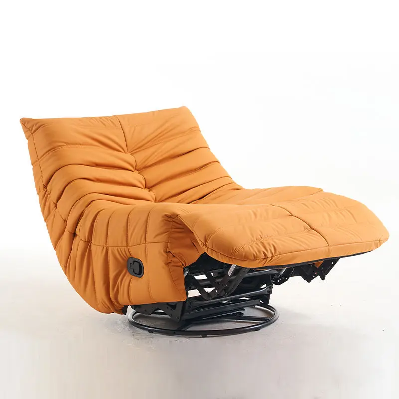 Modern European Style Living Room Electric Single Lounge Leisure Leather TV Massage Elderly Rocking Swivel Recliner Sofa Chair