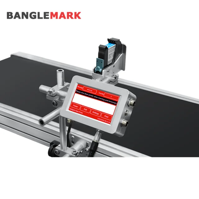 Plastic bottle bag metal cans date coder BangleMark Industrial Portable Inkjet Coding Printer