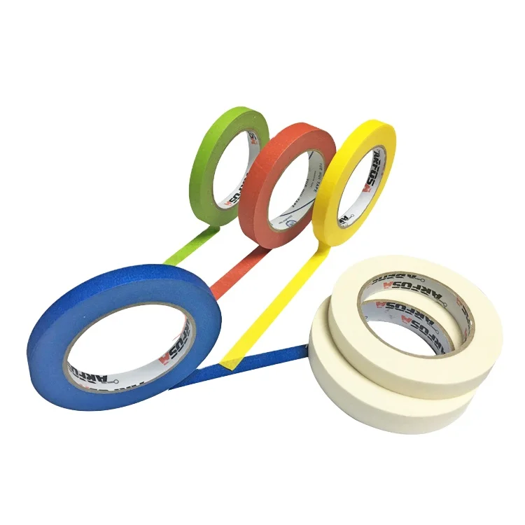 Colorful self adhesive car paper masking tape
