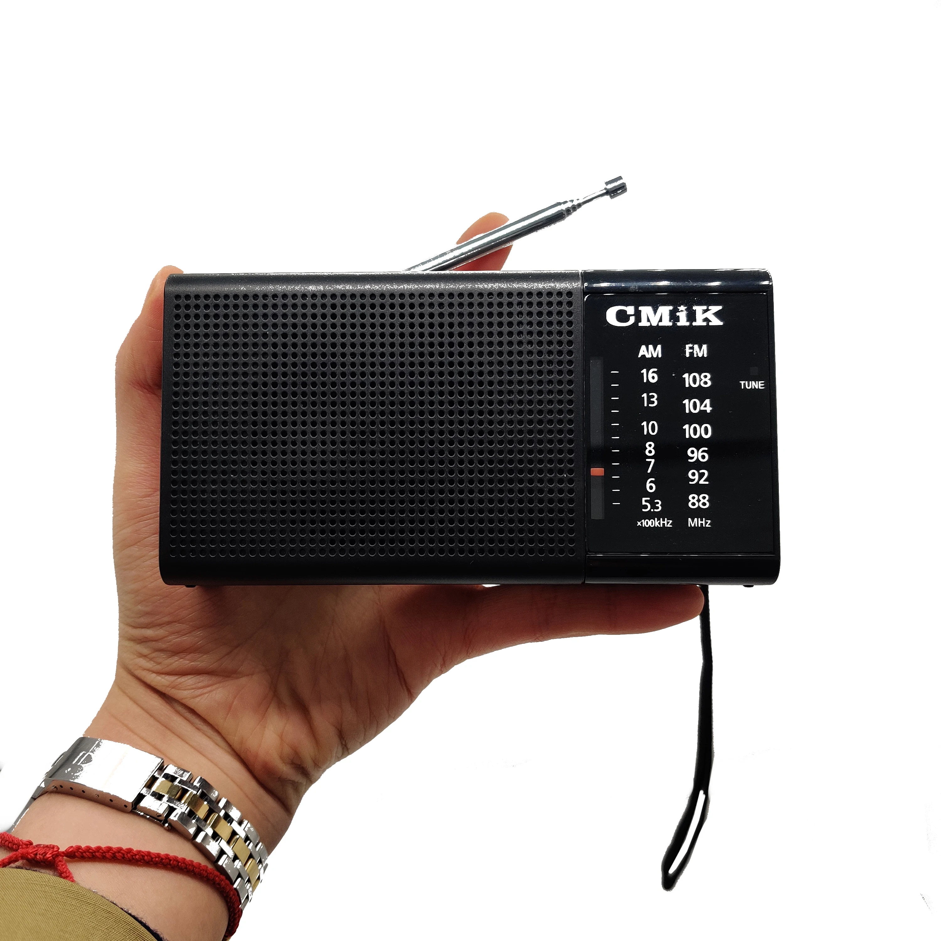 cmik mk-141 china plastic shortwave antique long range old vintage loud other am/fm 2 bands crank mini home portatil radio