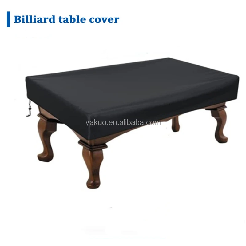 Heavy Duty Round Corner Faux Leather Billiard table cover pool table protective cover
