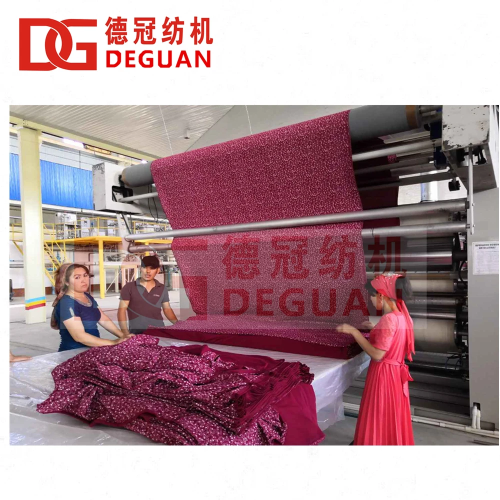 
Deguan DG Textile Finishing Machine Stenter , Relax Dryer, Tubular or Open Width Compactor, Balloon Padder,Auto Slitter 