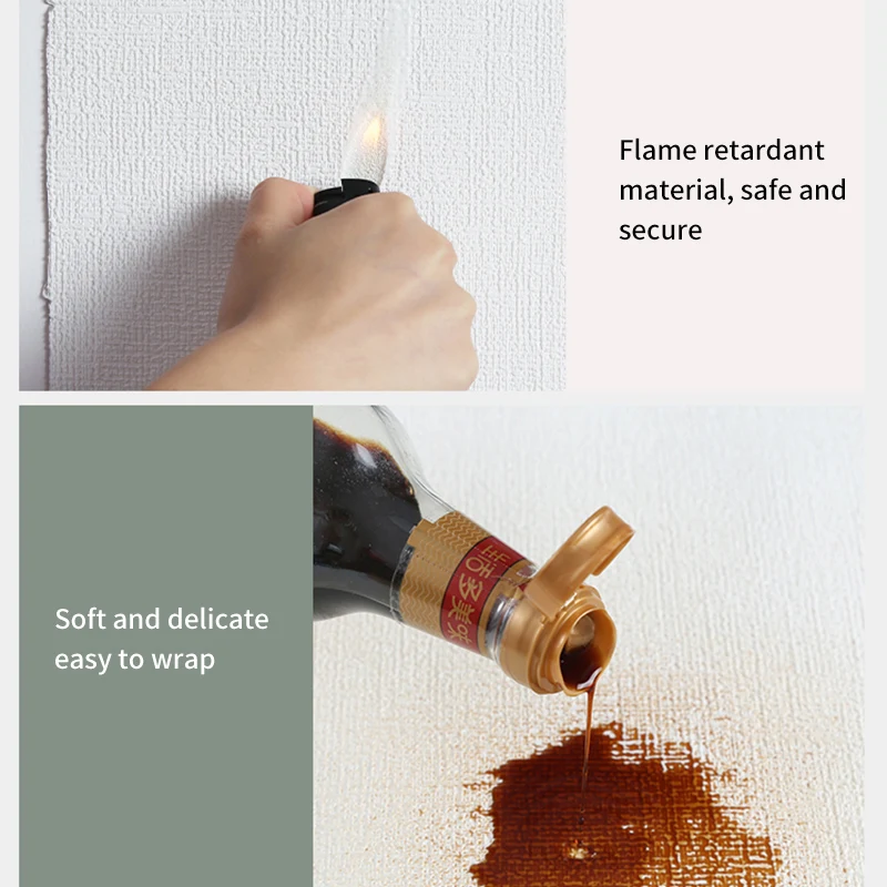Self Adhesive Roll Package Home Decoration 3d Wallpapers/Wall Coating Fabric Backing Wallpaper