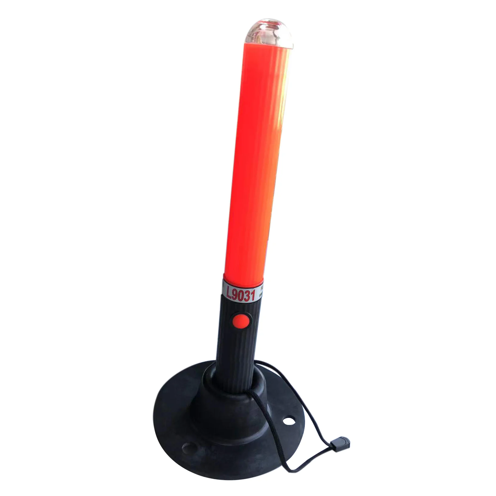 New Model Red Safety Baton white LED Traffic Baton  With Base (1600430637937)