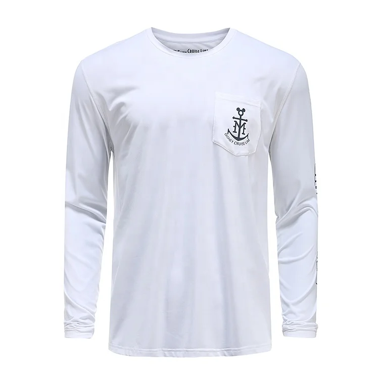 Disne cruise line marlin long sleeve fishing shirt uv protection quick dry fishing clothes