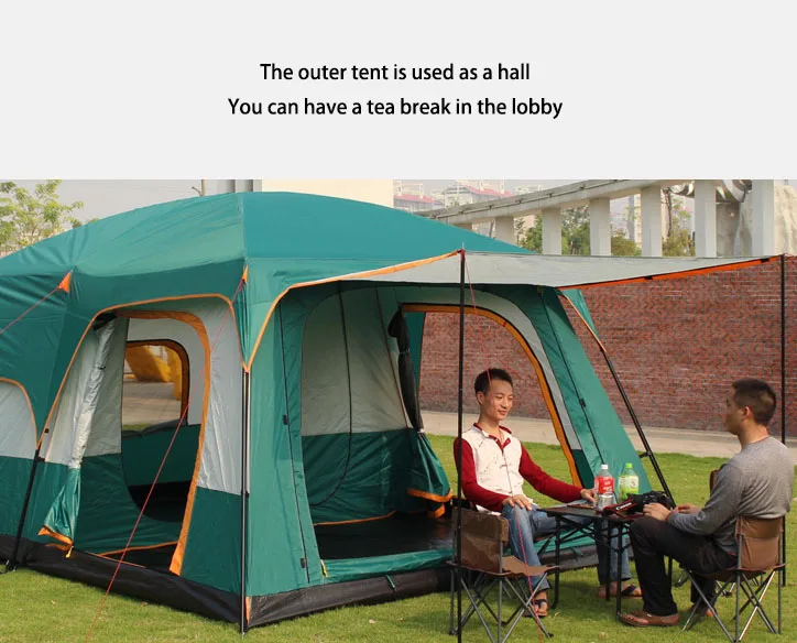 Bestselling Large  Portable Light Roof TopDouble Lined  Camping Tent