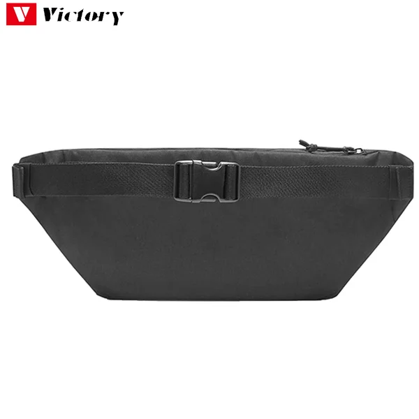 Large double zipper waist bags adjustable crossbody strap pouch waist bag fanny pack waist bag