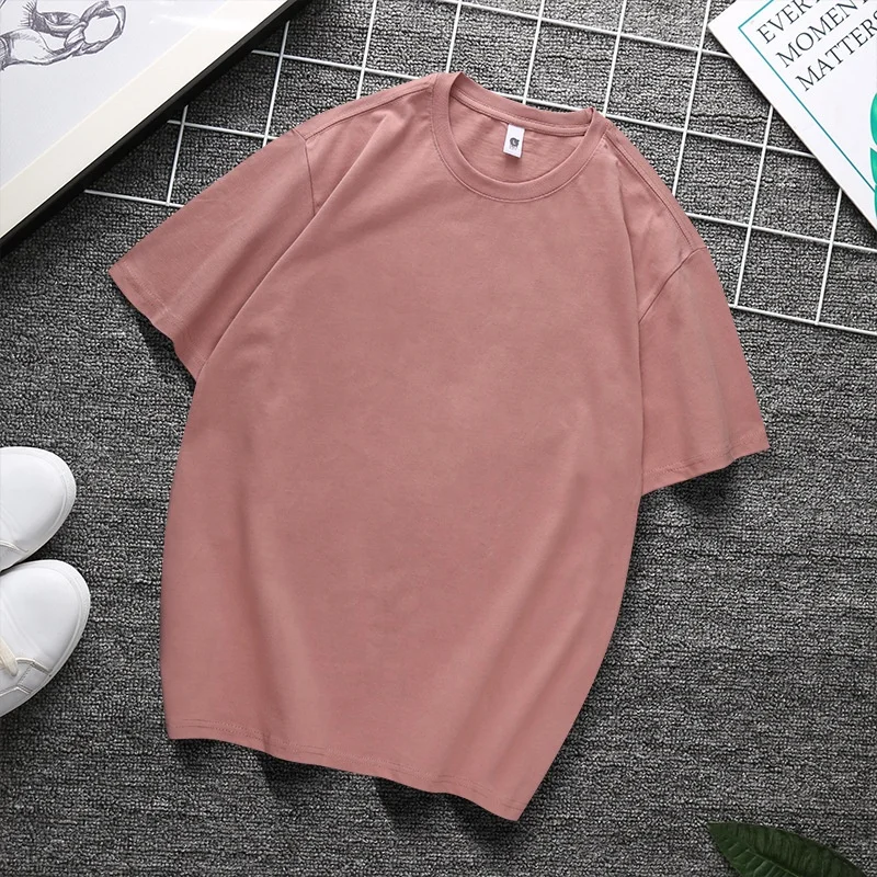 High Quality 240 Gsm Cotton T Shirt Unisex Men Women Plain Tshirts Comfort Color Oversized Drop Shoulder 240Gsm T-Shirt T Shirt