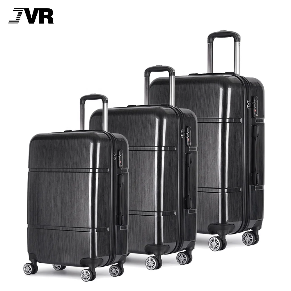 Hardshell Luxury Abs+pc Luggage Sets Aluminium Trolley Travel Suitcase case bags
