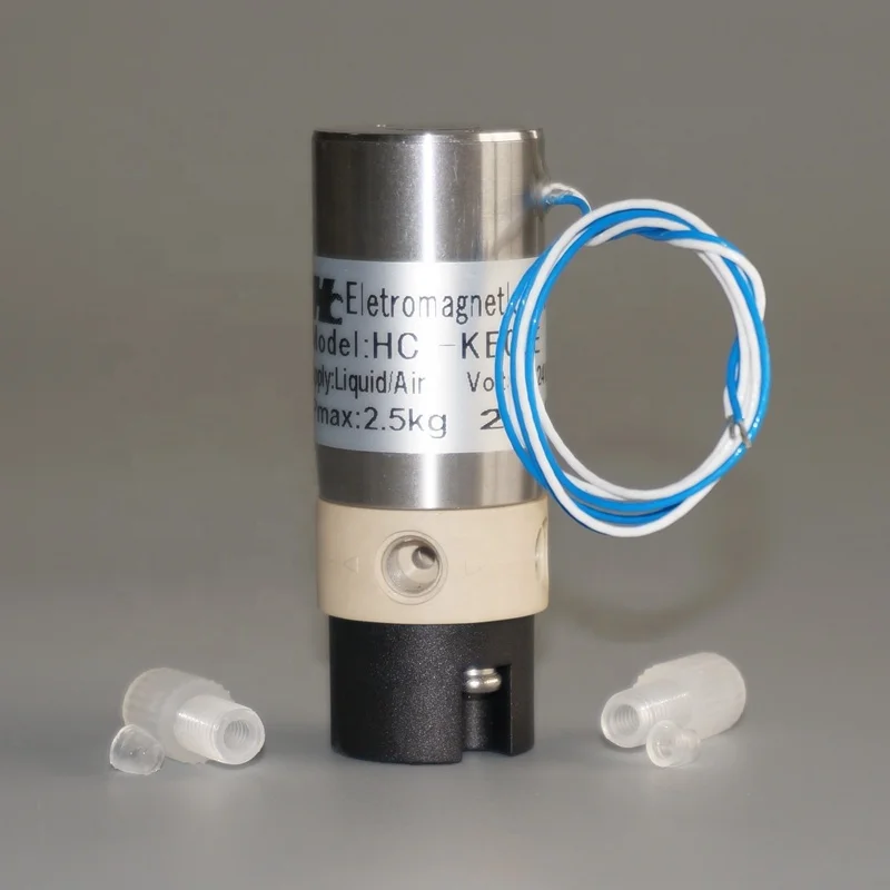 3way normal closed DC diaphrgam isolation valve for fluid control