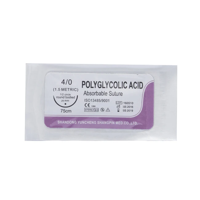 
Medical use Absorbable Polyglycolic Acid Surgical Suture PGA PGLA suture surgical suture 