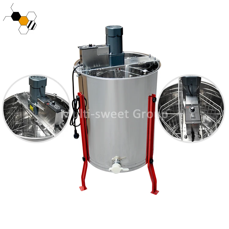 Certificate 4 frames electric honey centrifuge extractor honey