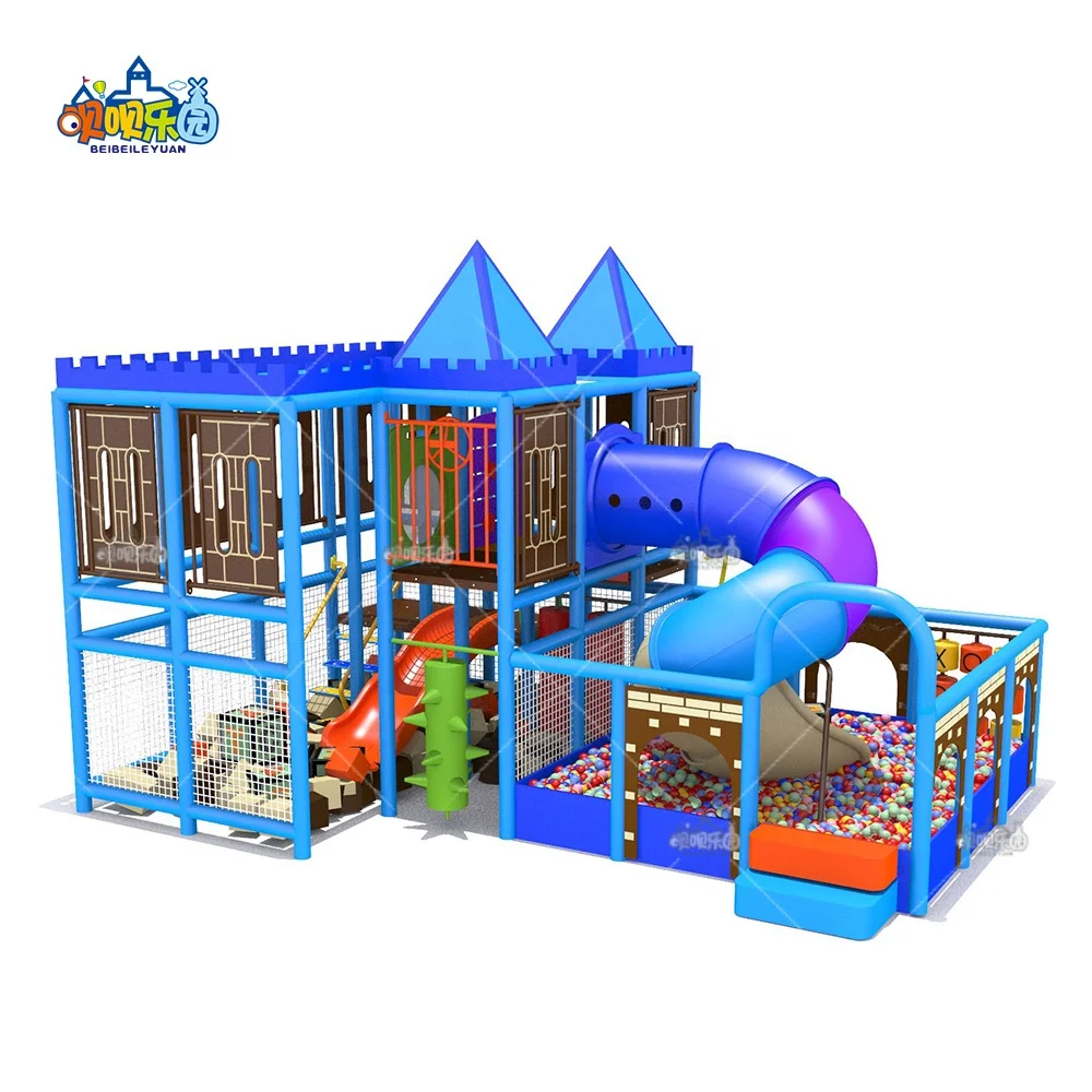 Indoor Playground Equipment Playhouse Slides Kids Soft Play Area Children Commercial Playground Equipment Kids Playground