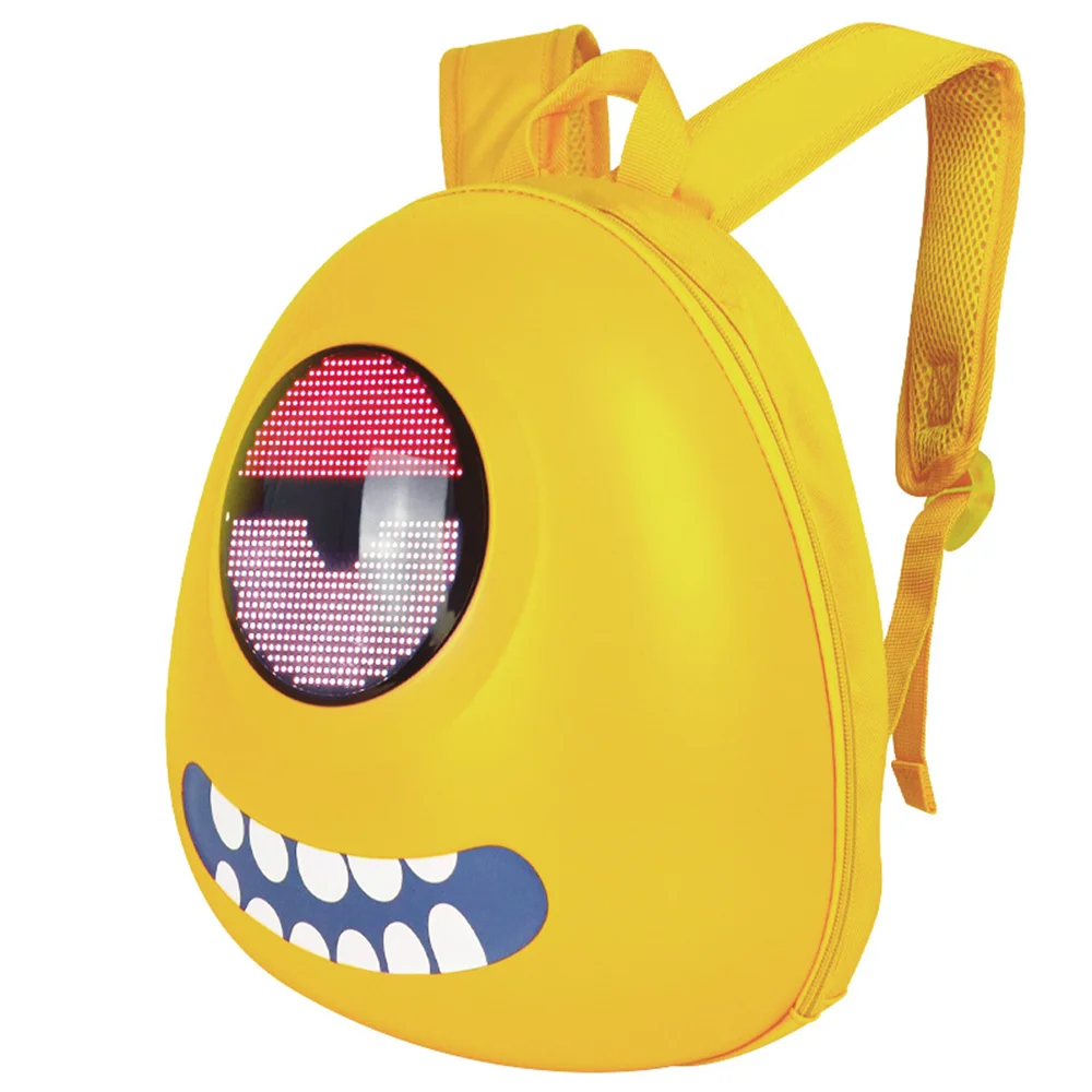 Factory Direct Sale Wholesale Price Smart Kids LED Backpack Walk Advertising Hiking School Bag with LED Display Screen