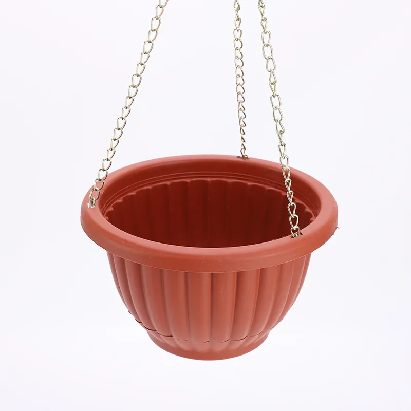 Hook hanging flower pot Chlorophytum wall hanging with succulent simple philodendron potted hanging plastic hanging basket