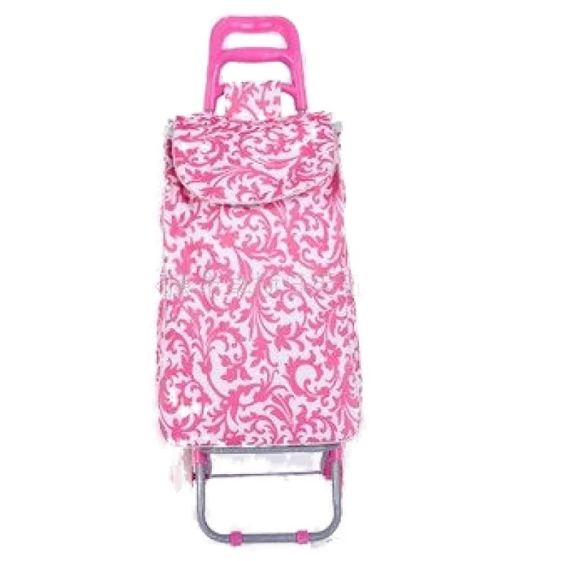 Wholesale 600D polyester folding shopping cart trolley bag