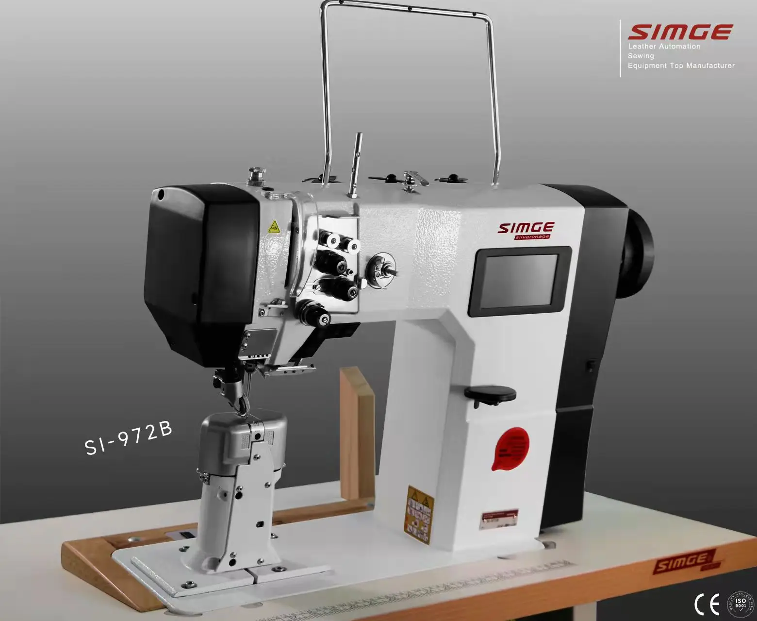 SI-972B double needle computerized sewing machine industrial sewing machine for shoe making