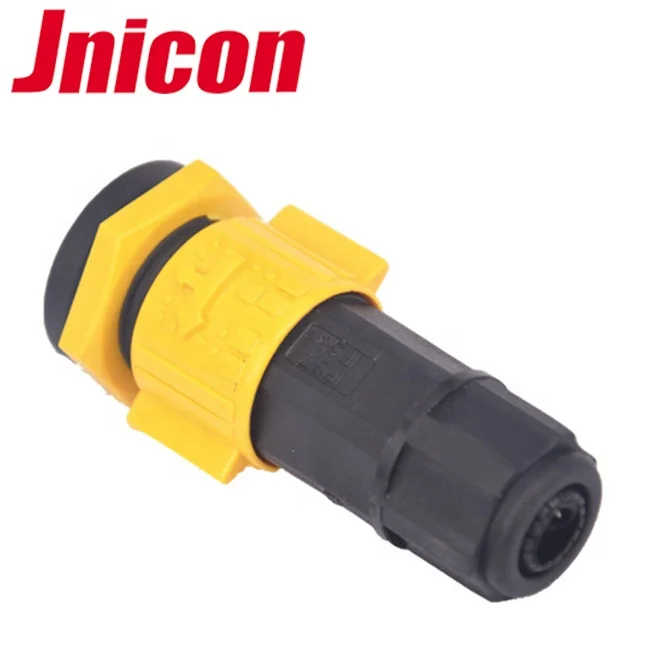 Jnicon M19 Push lock 12 14 16 pin male and female Waterproof Circular Connectors For Signal