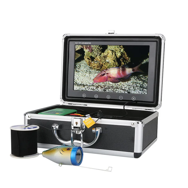 
9 Inch 15M 1000TVL Fish Finder Underwater Fishing Camera 15pcs White LEDs fish aquarium 