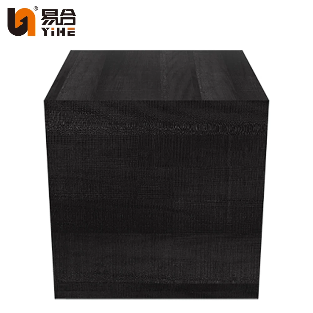 Customized clothing store mannequin black square mannequin fitting platform pedestal display table