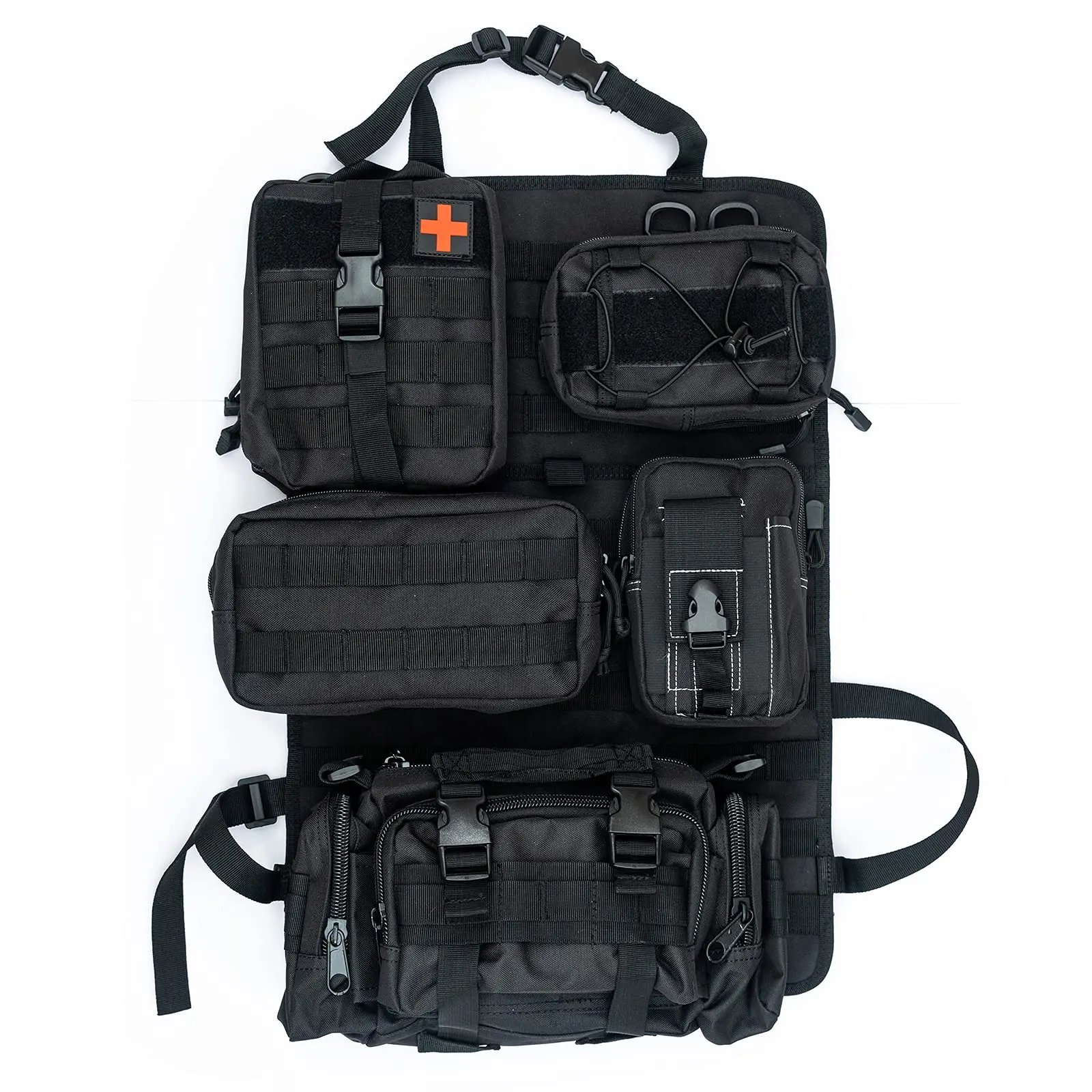 Съемная сумка Molle, тактическая сумка для хранения на заднее сиденье автомобиля