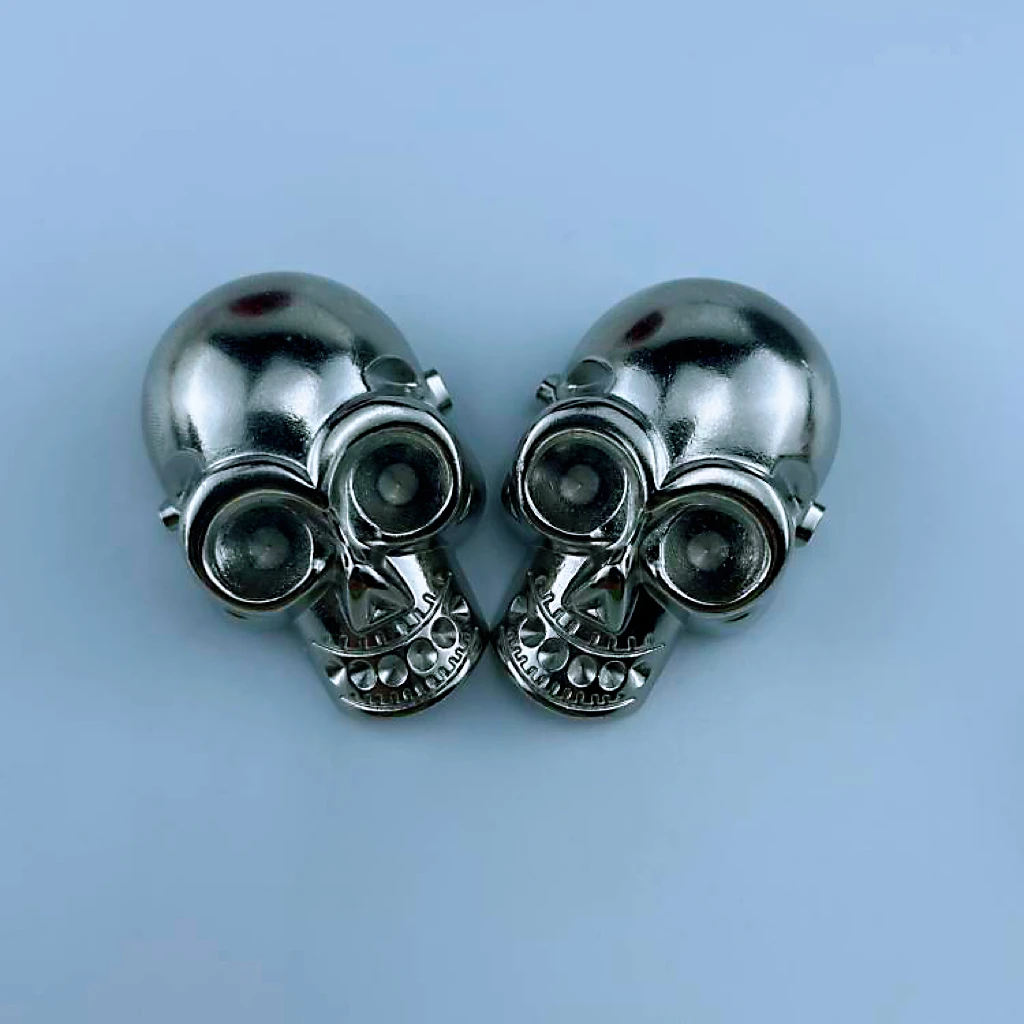 skull design collar stays Metal polyester brass lapel pin brooch sewing accessories for clothing dressmaker pins