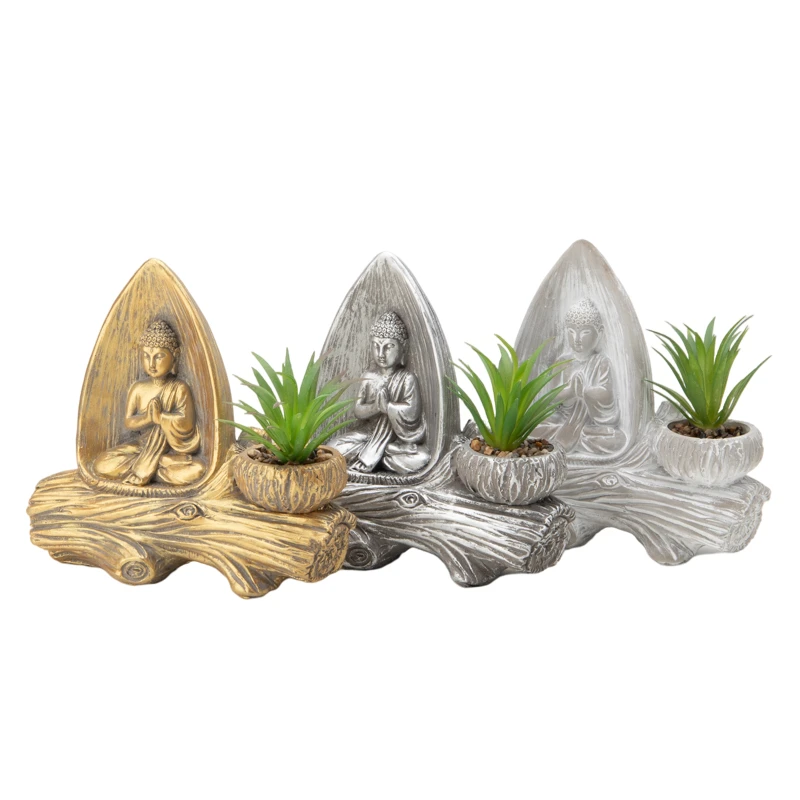 A Low Earthenware Home Decoration Mini Flower Plant Pot Golden Supplier European Vintage Flowerpot