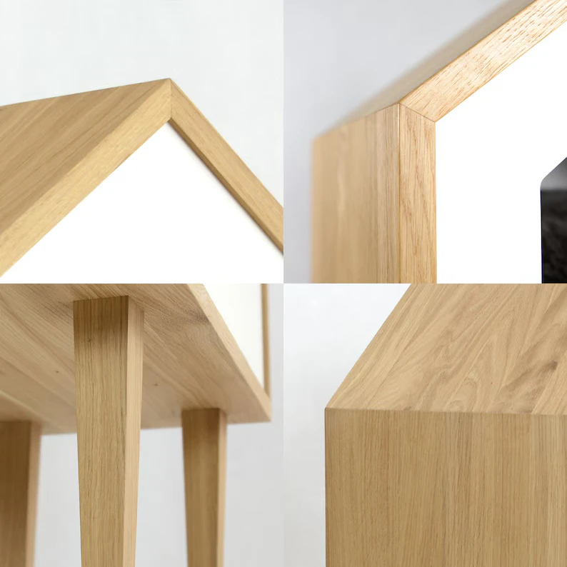 202406 living room new design  Pet Furniture Design Oak Wood  Cat Tree  Pet Cot Cat Bed Premium Cat House