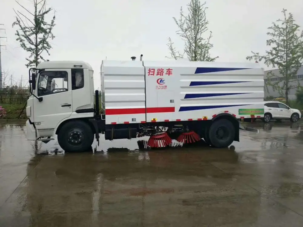 Hot-selling DFAC Tianjin high-quality road sweeper truck is suitable for all road surface cleaning