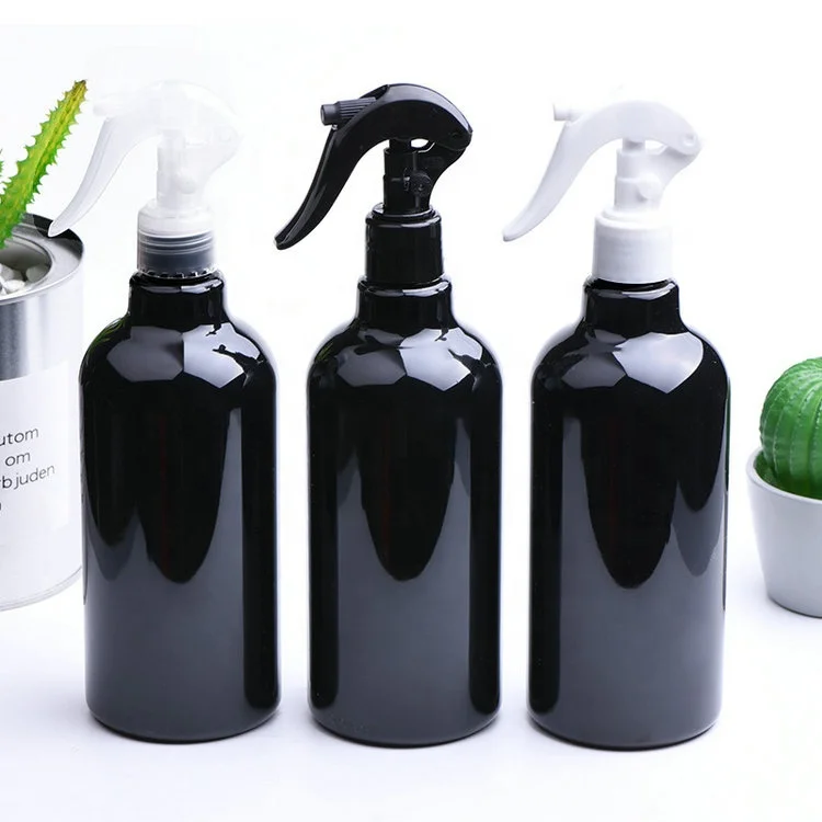 500ml mouse spray gun bottle fine mist hand button gardening watering pot cosmetics alcohol plastic bottle