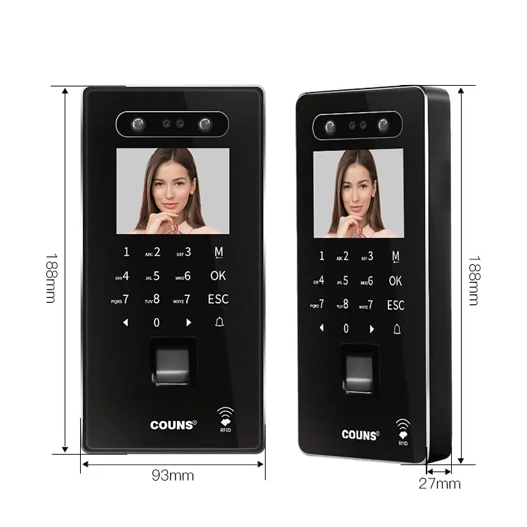 Access Control System Smart Card Password Fingerprint Face Recognition Machine
