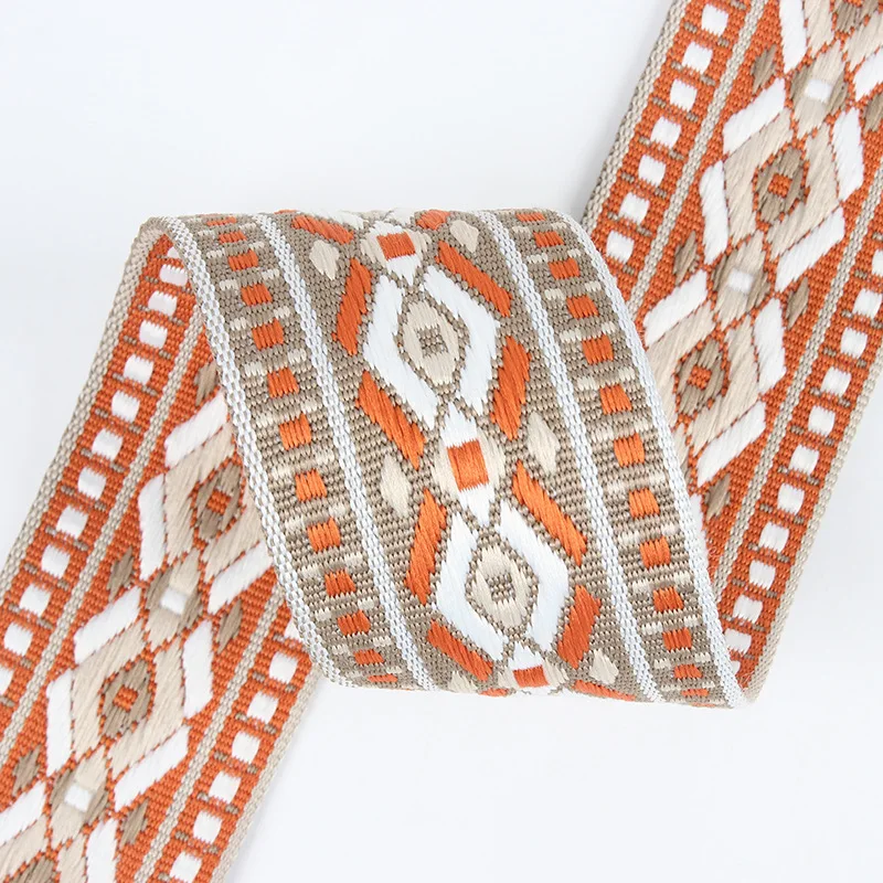 Garment DIY Sewing Accessories Ethnic Style Polyester Ribbon Jacquard Webbing