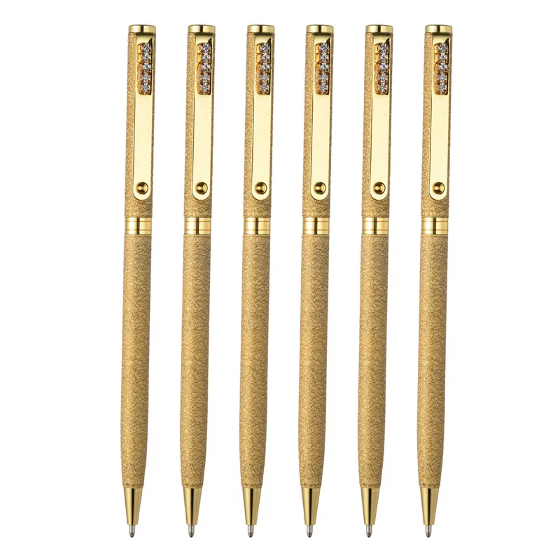 New design luxury gold color business supplier metal mechanical pencil