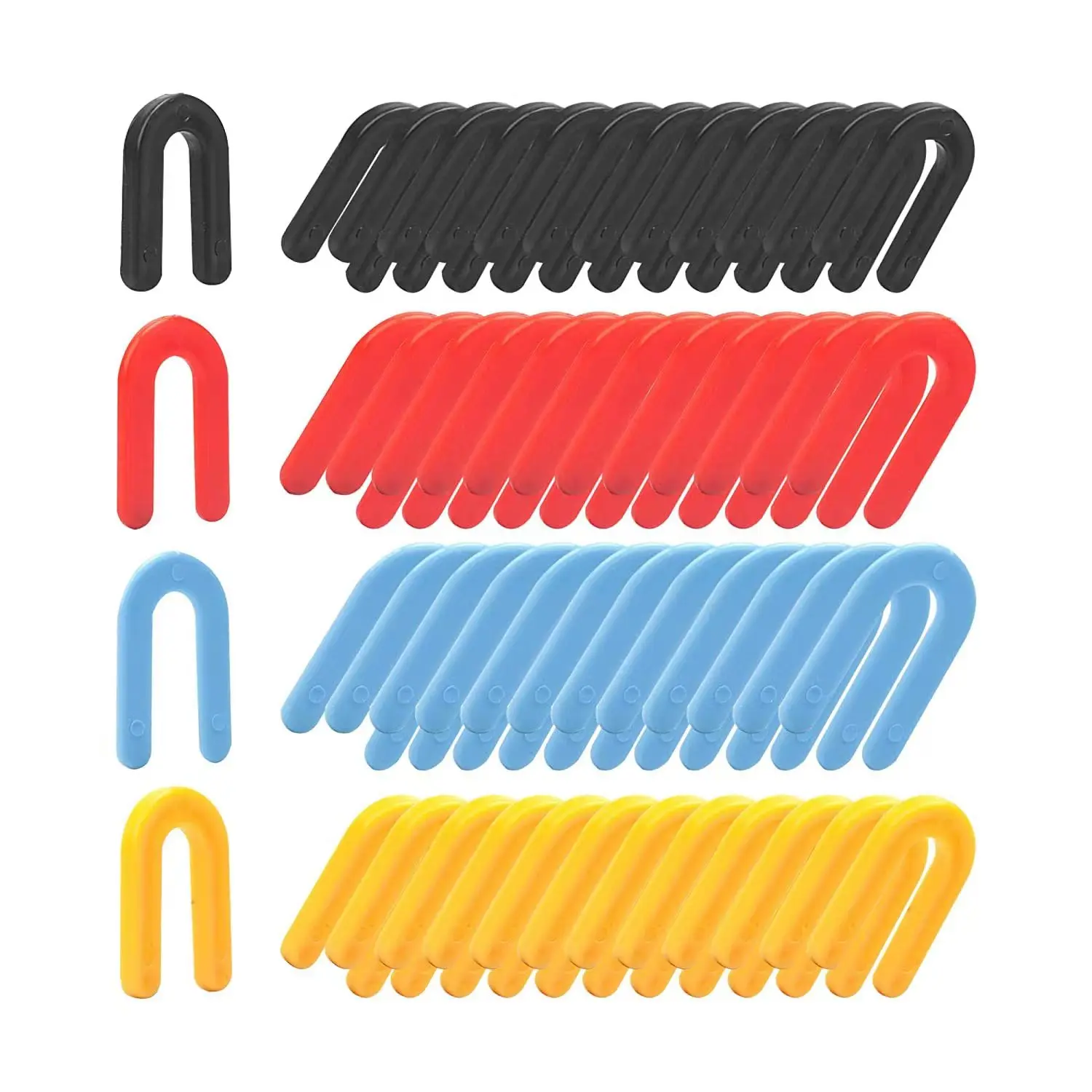 plastic horseshoe shims different Color of different size