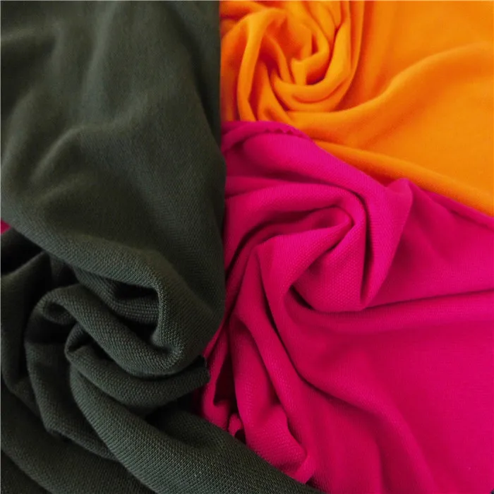 Supply Pique fabric 100% bamboo dyed fabric has OEKO certificates