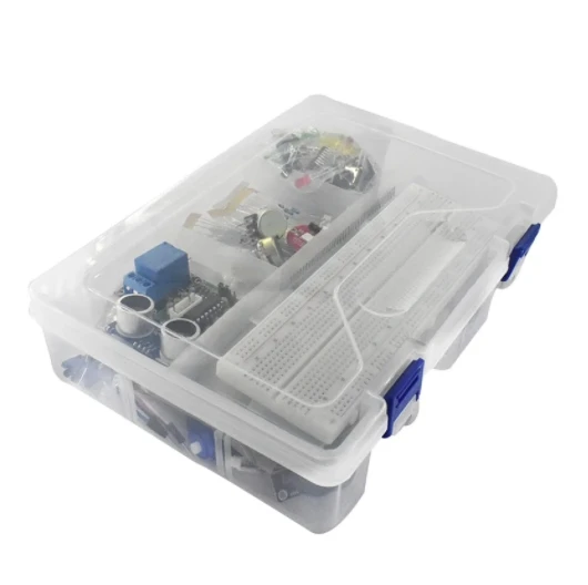 Starter Kit for Arduino Uno R3 - Uno R3 Breadboard and holder Step Motor / Servo /1602 LCD / jumper Wire