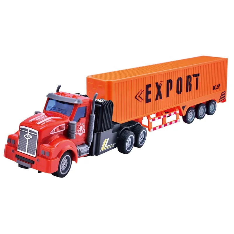 4 channel container trailer toys rc cars rc trucks with lights