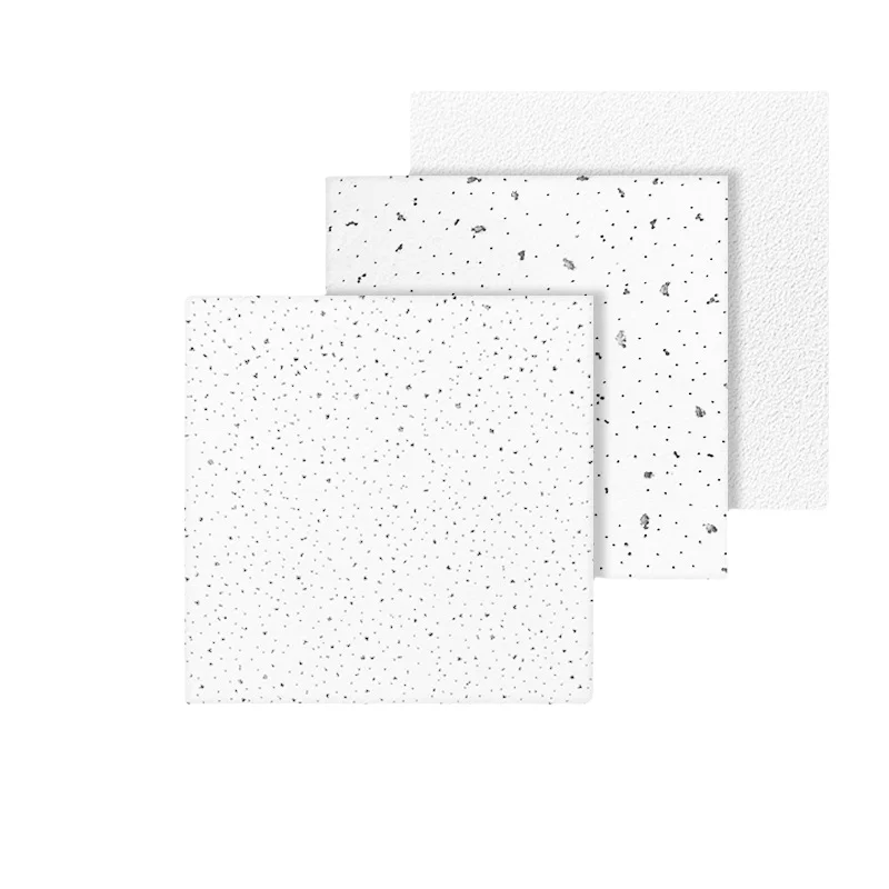Lightweight Ceiling Board Gypsum/ Mineral Fiber Board Suspended Mineral Ceiling Board