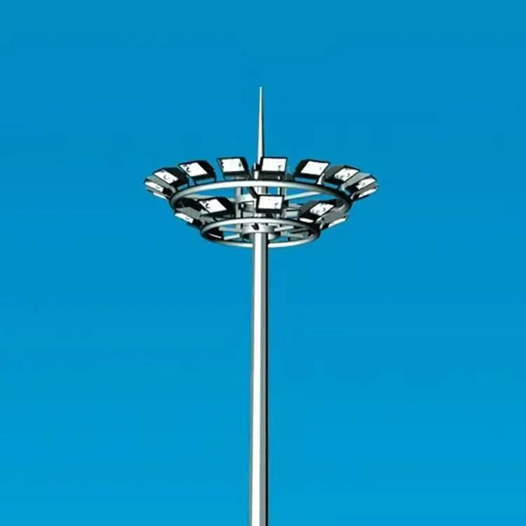 Customized 15m 20m 25m 30 Meters High Pole Light Specification Price High Mast Lighting Pole