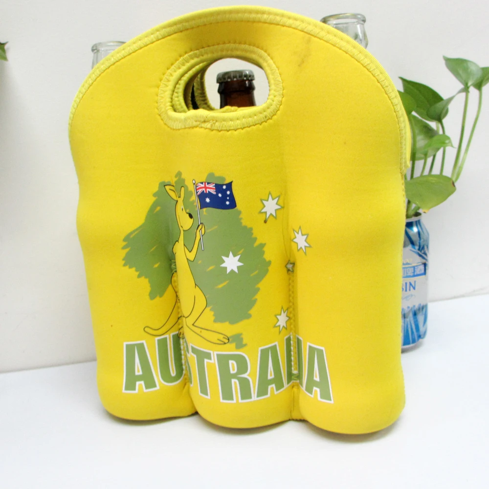 6 PACK neoprene beer bottle coozies