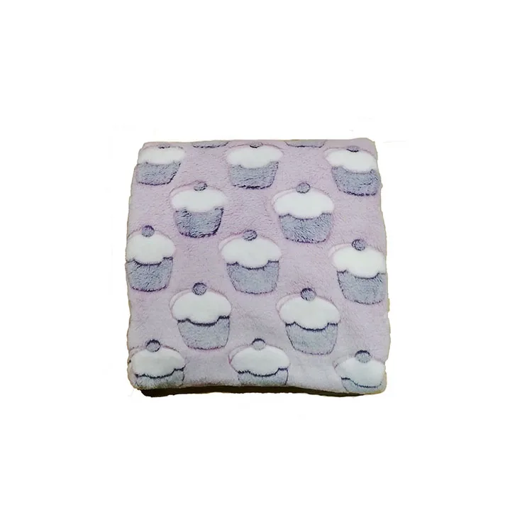 
Super soft double-side offset printing coral fleece fabric for baby blanket 