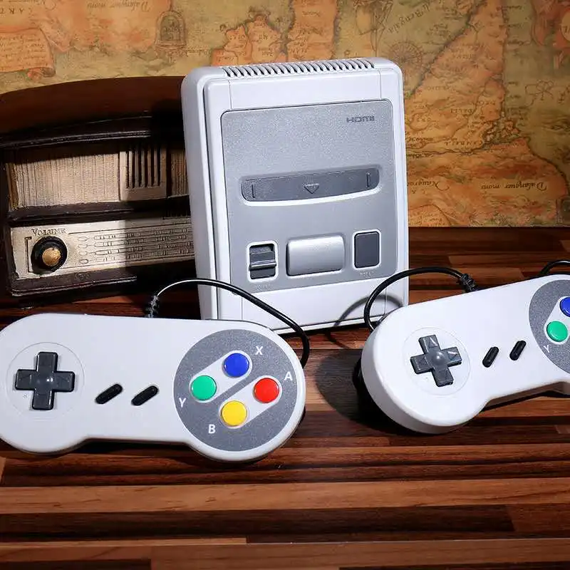 Мини для SNES супер Nintendo Style консоль видеоигр 620 встроенных игр